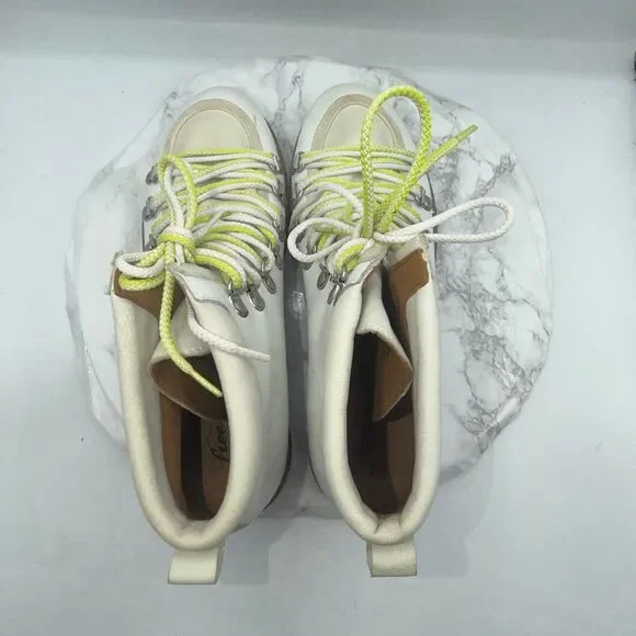 FREE PEOPLE Durango Lace Up Platform Hiking Boots-EUR 41/ US 10 - Picture 6 of 10